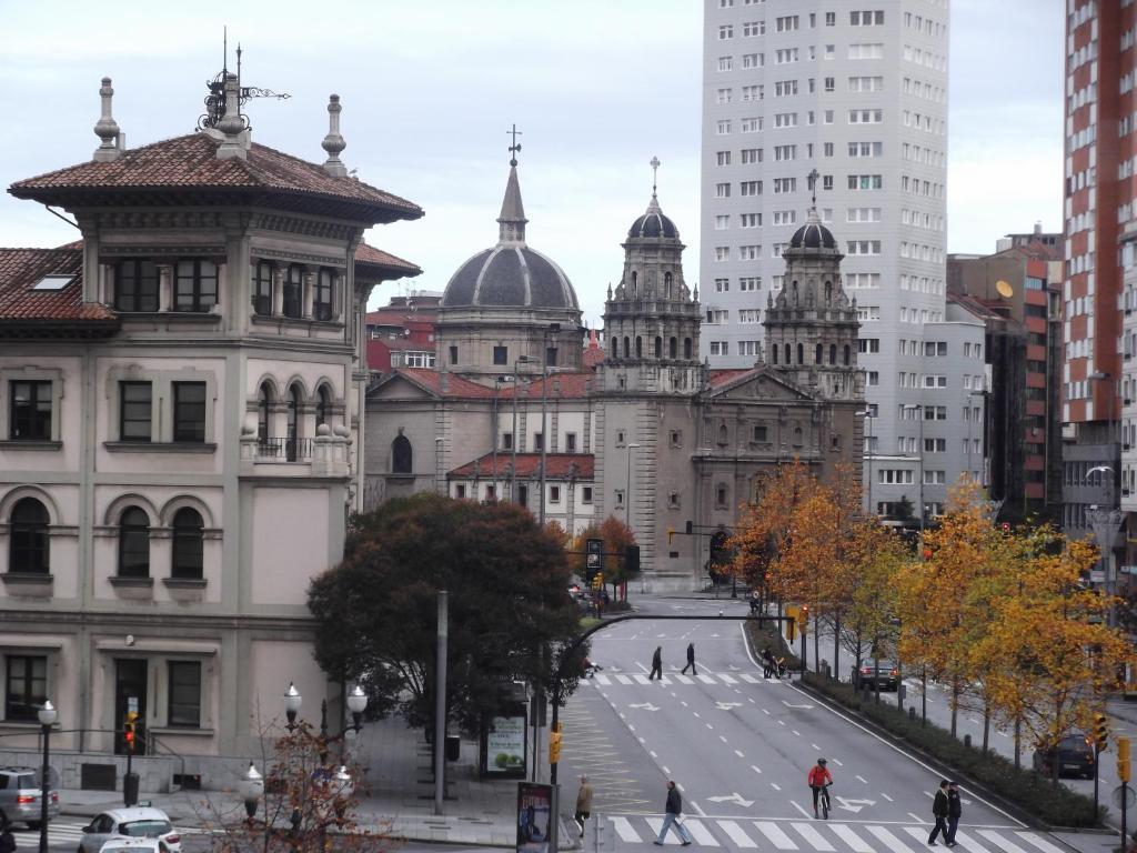 Pension Plaza Gijón Eksteriør billede